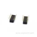 2.54mm Pitch Female header Connector Black 10P